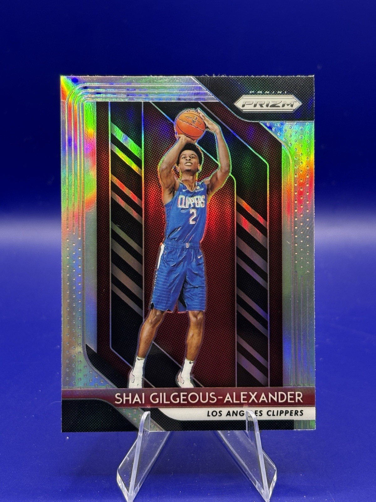 Shai Gilgeous-Alexander - 2018-19 Panini Prizm - #184 Silver Prizm (RC) Thunder Shai Gilgeous-Alexander - 2018-19 Panini Prizm - #184 Silver Prizm (RC) Thunder