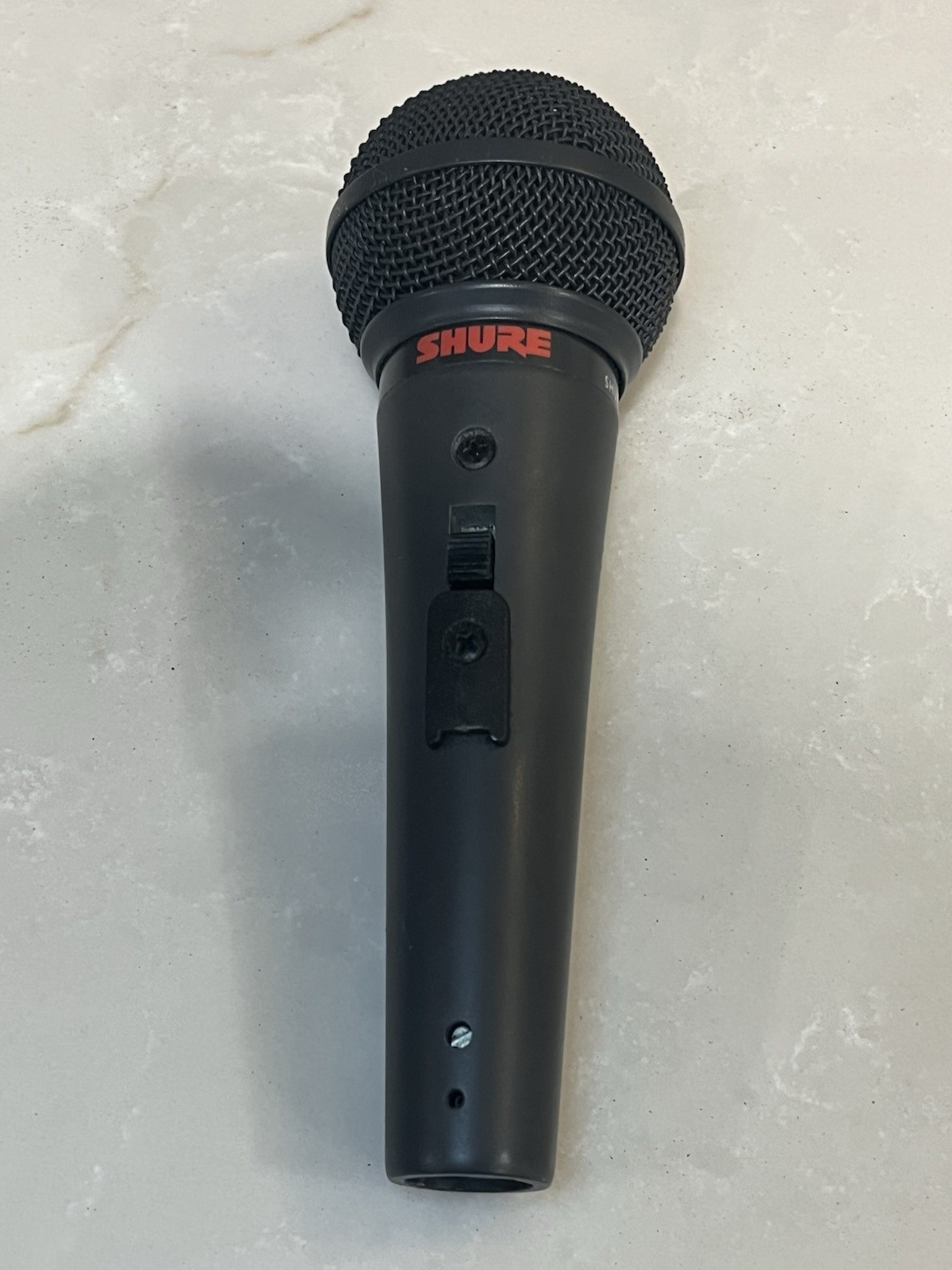 Vintage 1982 Shure PE15H Dynamic Cardioid Microphone Hi-Z USA Case Clip Manual