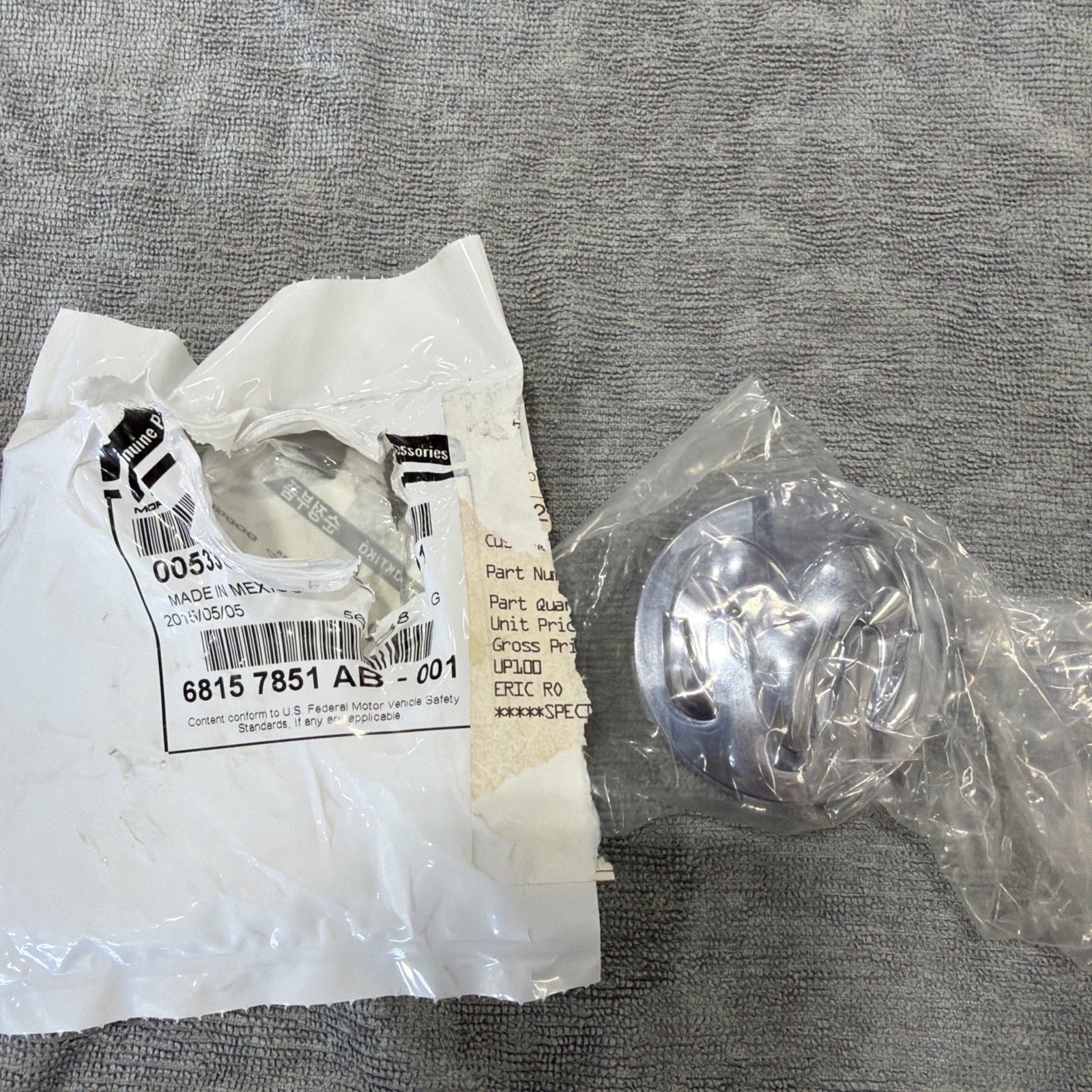 2014-2022 RAM PROMASTER 1500 2500 3500 WHEEL CENTER CAP OEM NEW MOPAR 68157851AB