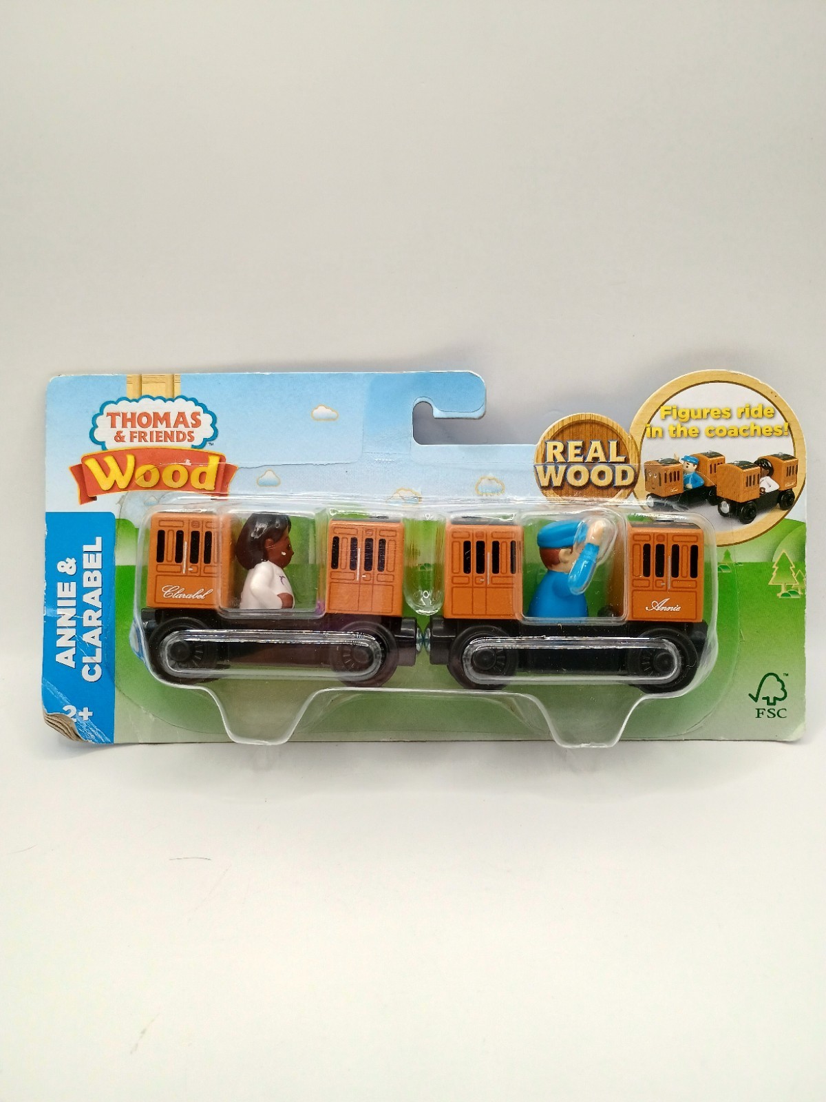 NEW Thomas & Friends Wooden Railway Annie & Clarabel Train NOS NEW Thomas & Friends Wooden Railway Annie & Clarabel Train NOS