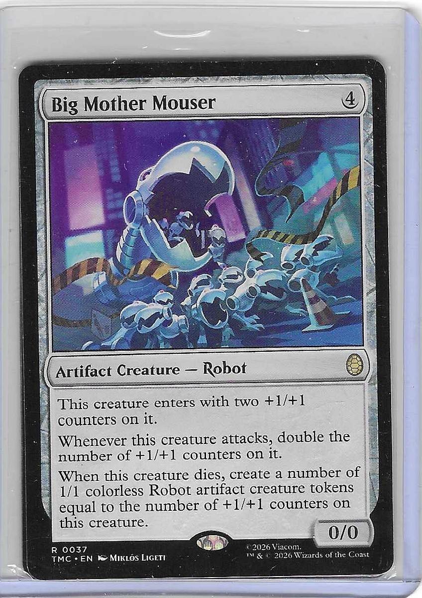 Commander: Teenage Mutant Ninja Turtles #37 Big Mother Mouser - Non-Foil - NM Commander: Teenage Mutant Ninja Turtles #37 Big Mother Mouser - Non-Foil - NM