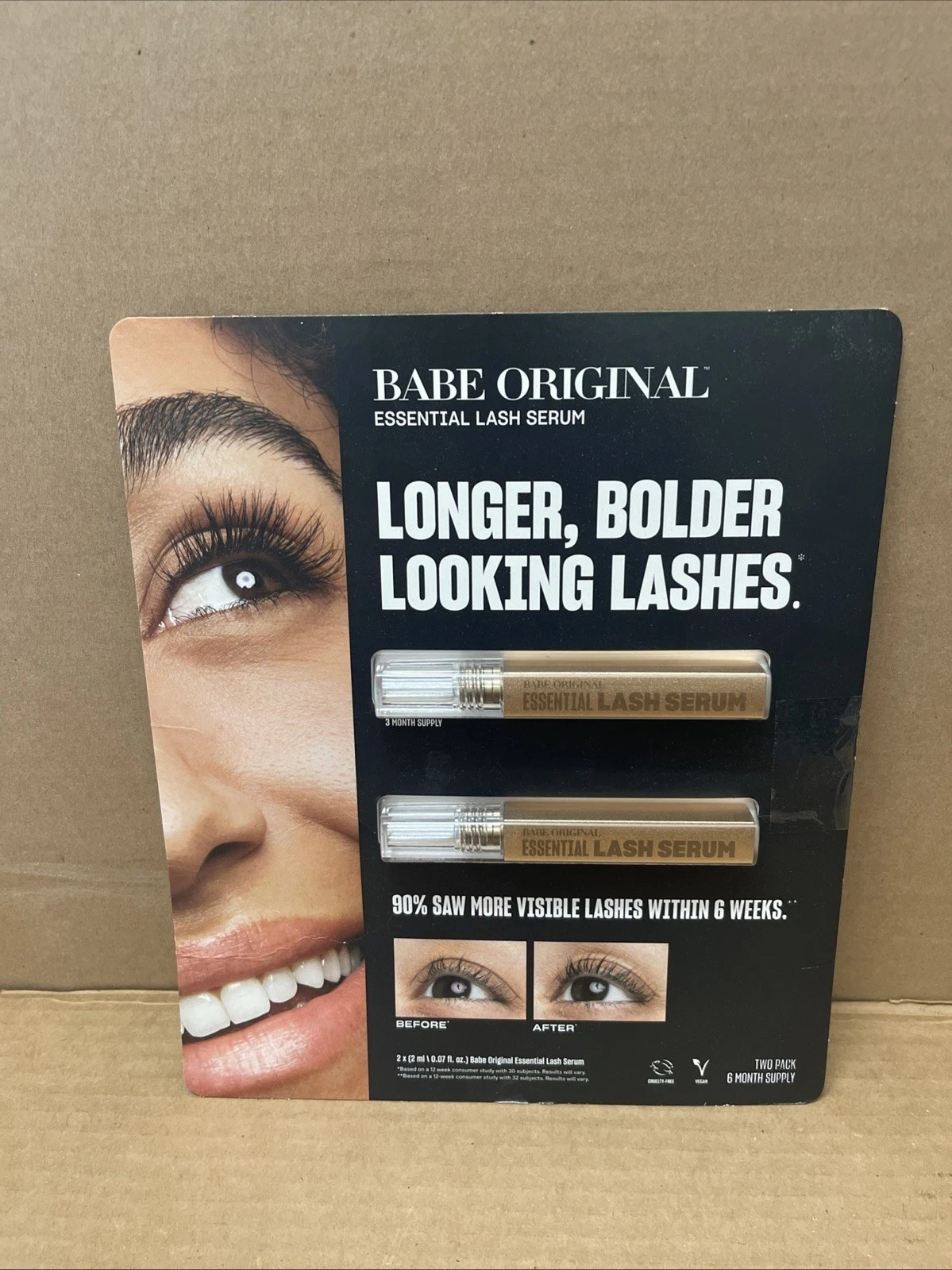 ORIGINAL Babe Eyelash Serum - 2 pack of 0.07 fl oz ORIGINAL Babe Eyelash Serum - 2 pack of 0.07 fl oz