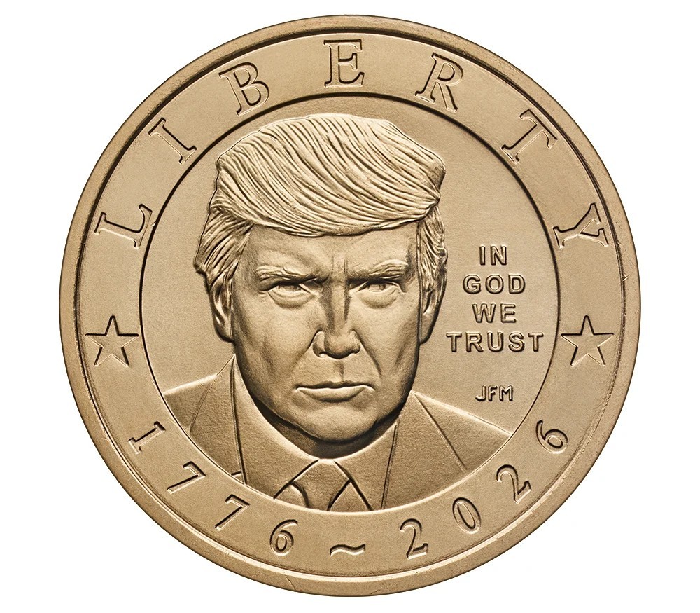 IN HAND SHIPS FREE 2026 Donald J. Trump $1 Coin 1776-2026 Dollar UNC