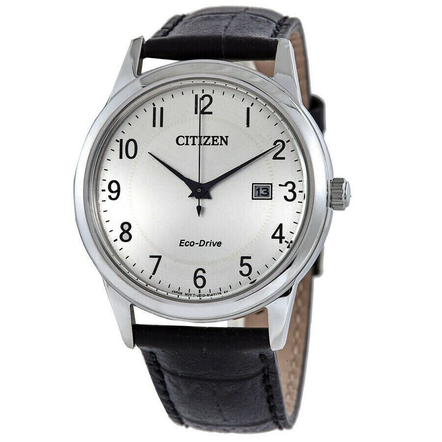 Citizen Men\'s Corso Eco-Drive Silver Dial Watch - AW1231-07A NEW