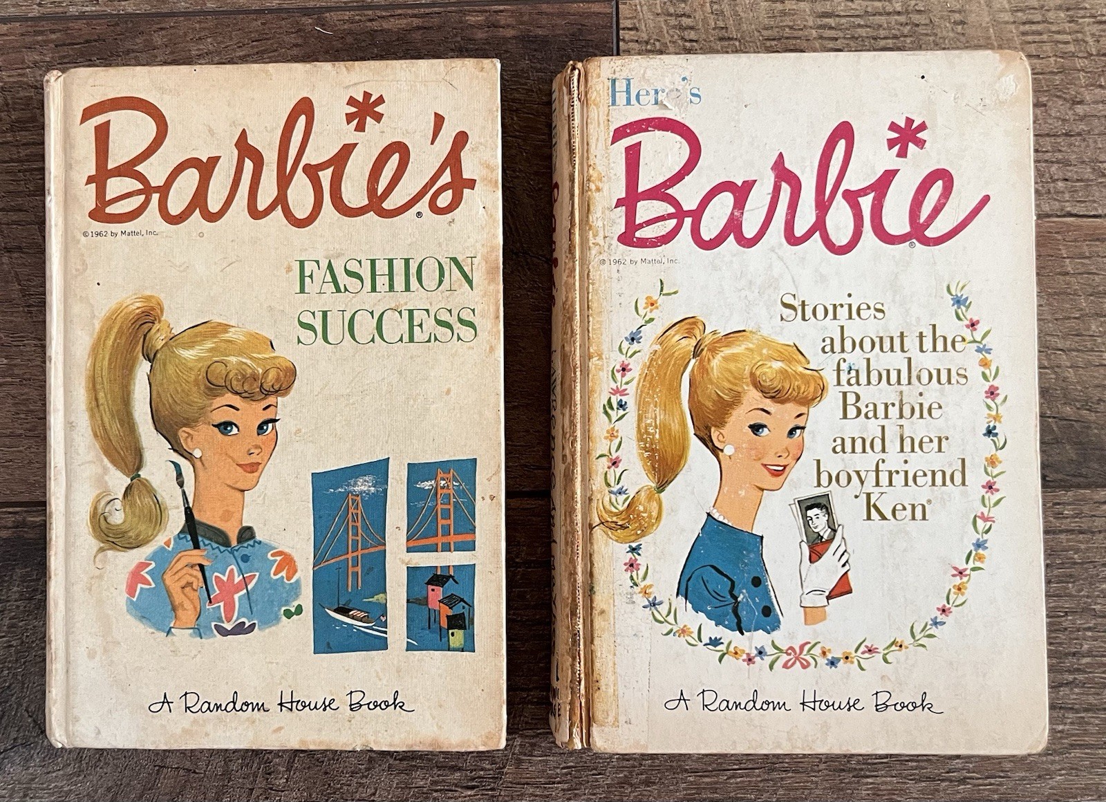 Vintage Barbie’s Fashion Success Bette Lou Maybee 1962 Hardcover TWO Books