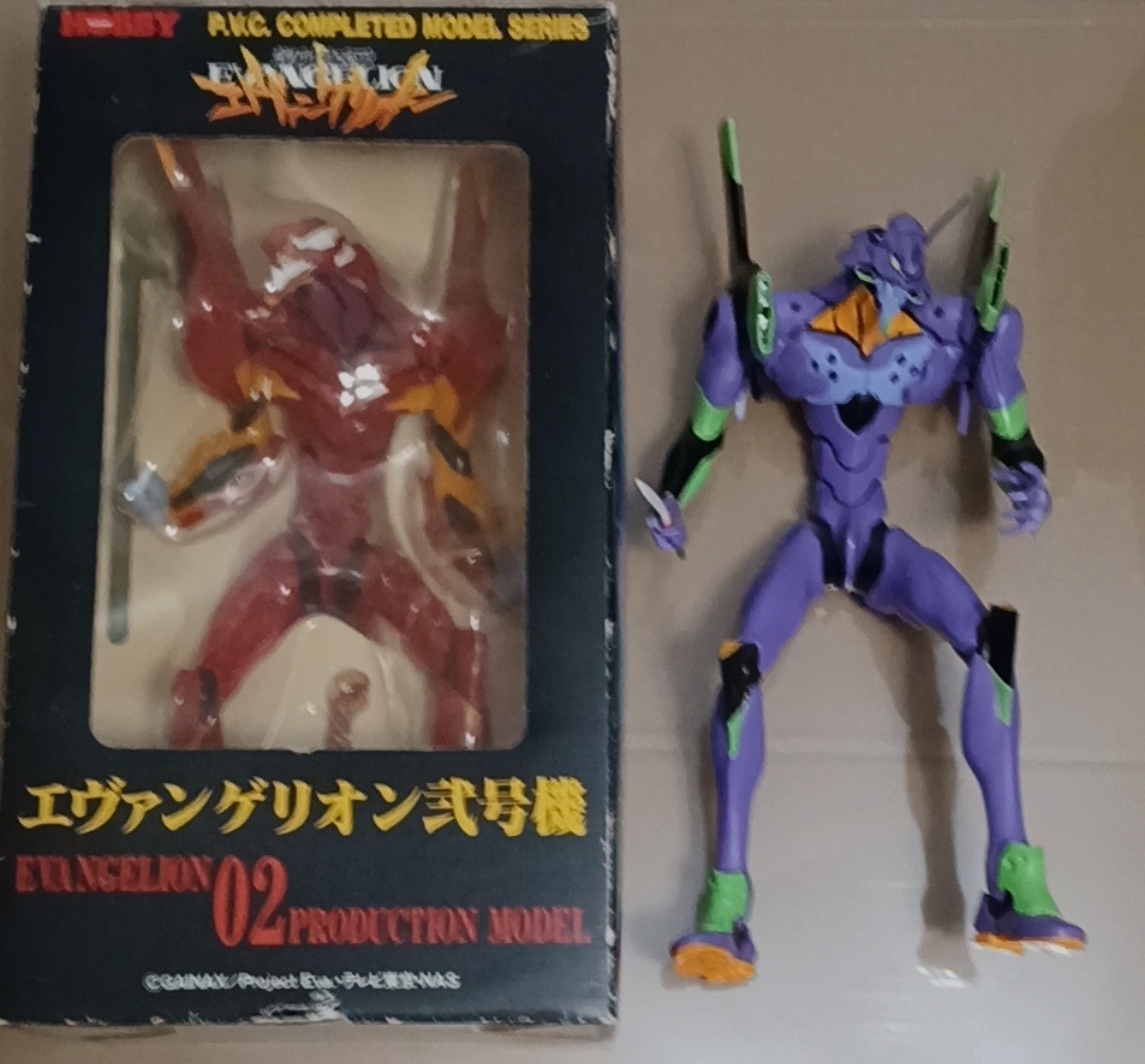 Tsukuda Hobby Neon Genesis Evangelion Eva Unit 01 And 02 Set Asuka Shinji Large