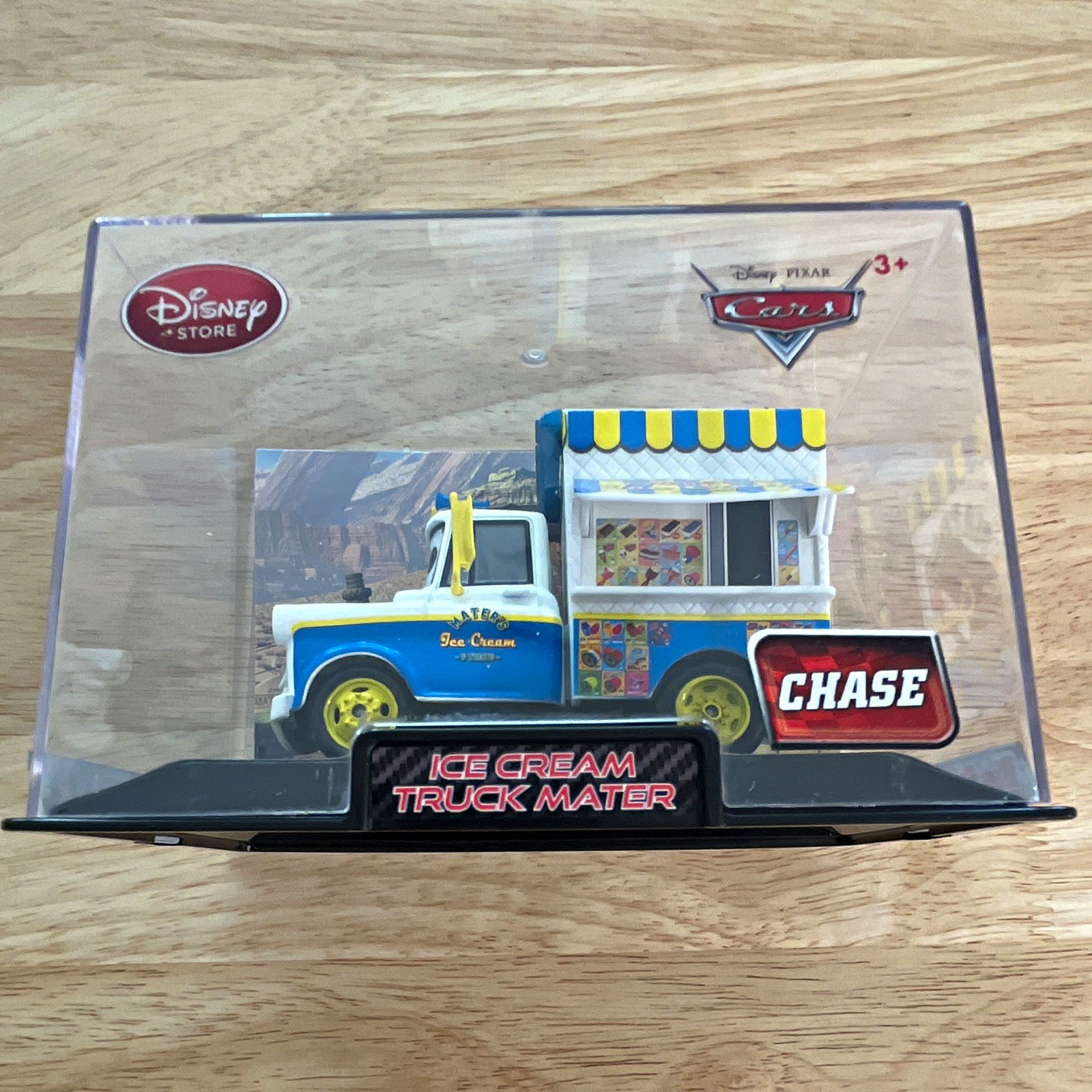 Disney Store Pixar Cars Ice Cream Truck Mater Chase 1:43 Diecast Truck