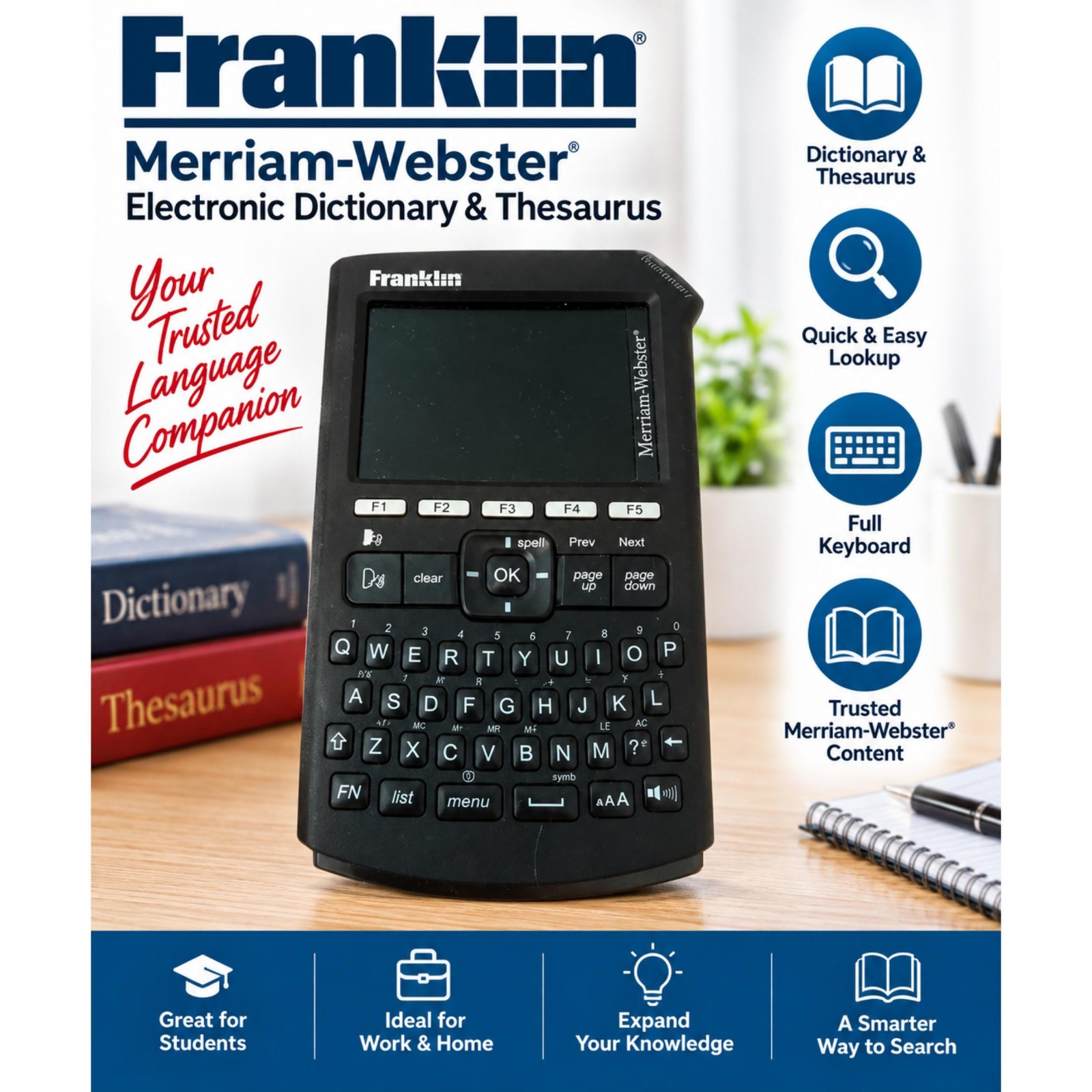 Franklin Merriam-Webster Electronic Dictionary