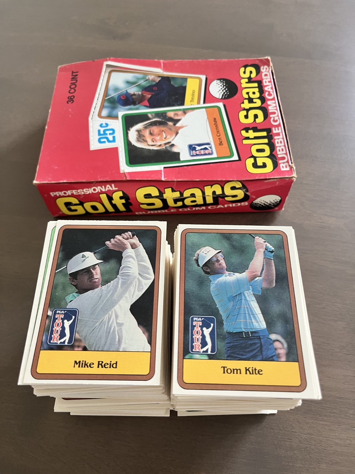 LOT OF 400+ 1980 Donruss PGA Tour Golf Cards w/BOX