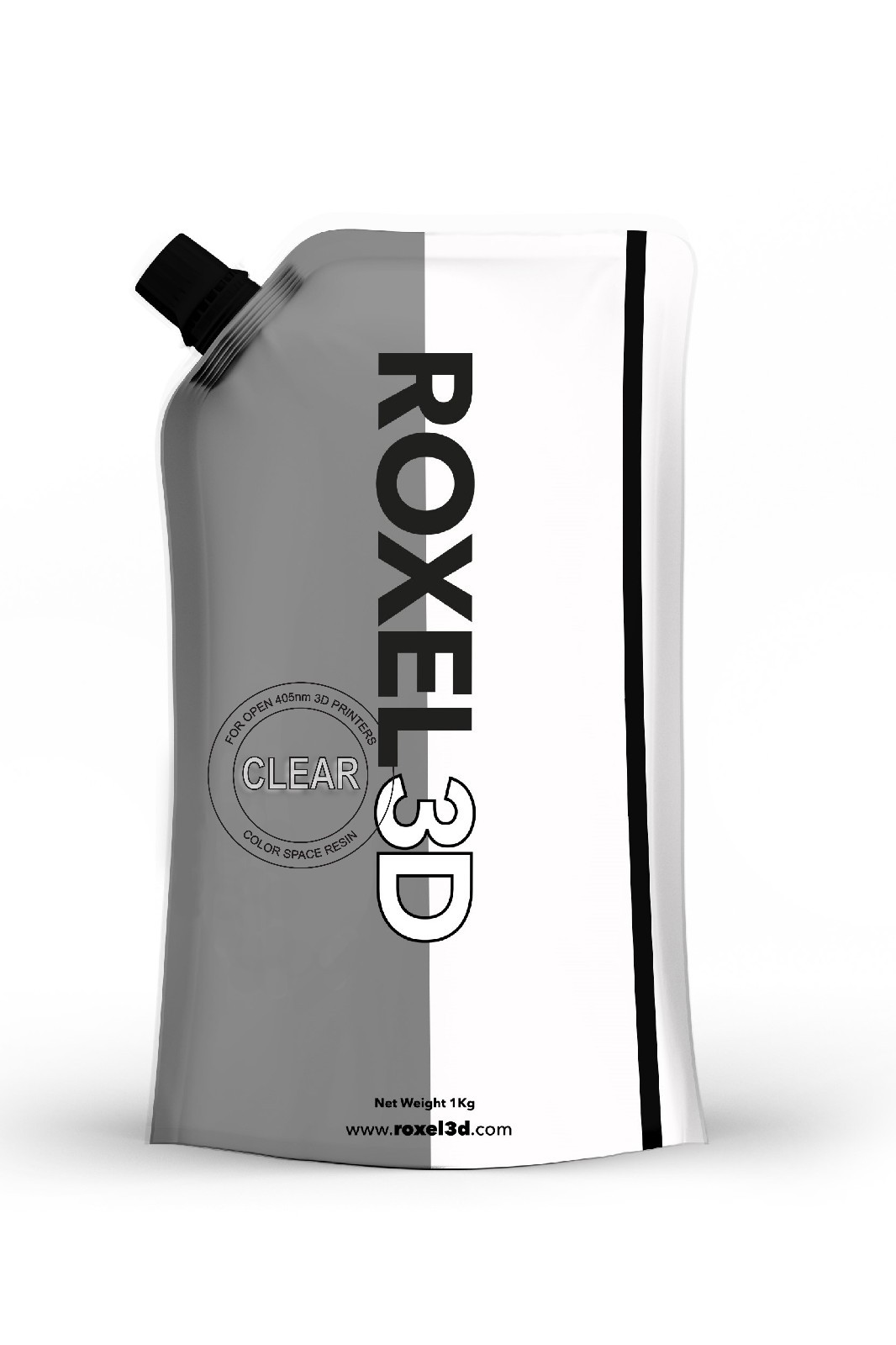 ROXEL3D 1KG CLEAR RESIN FOR OPEN 405nm MSLA/LCD/DLP 4k + PRINTERS ROXEL3D 1KG CLEAR RESIN FOR OPEN 405nm MSLA/LCD/DLP 4k + PRINTERS