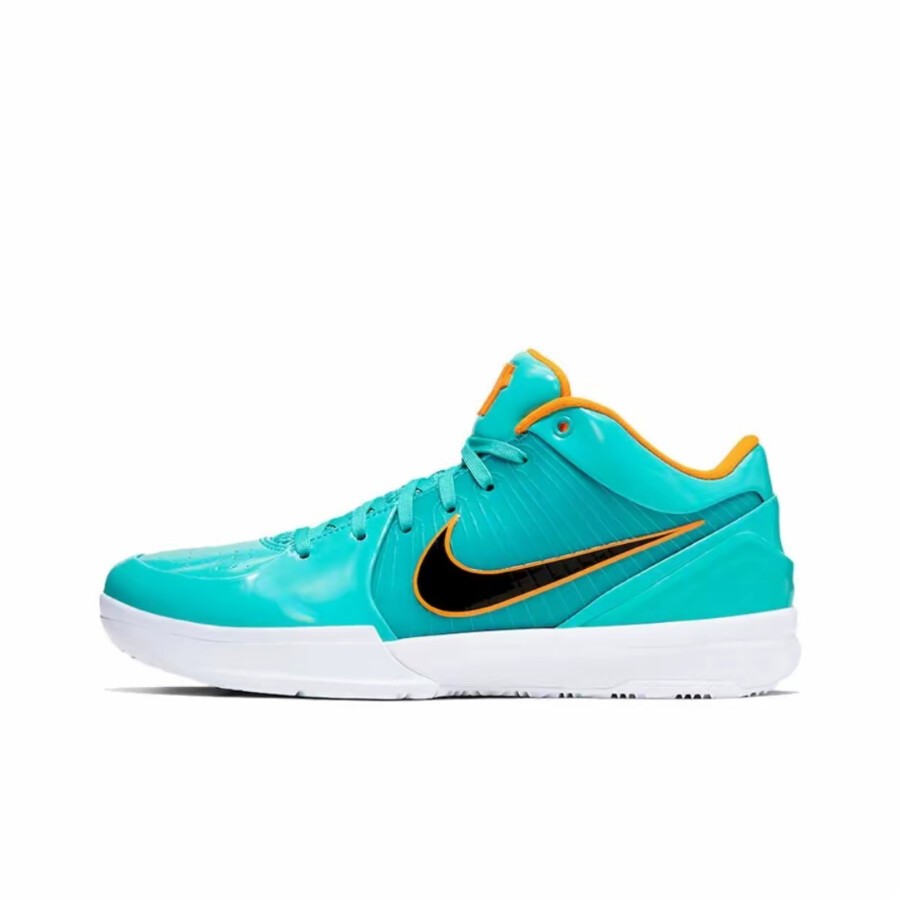 Undefeated Kobe 4 Protro Hyper Jade CQ3869-300 Basketball Shoes Men\'s