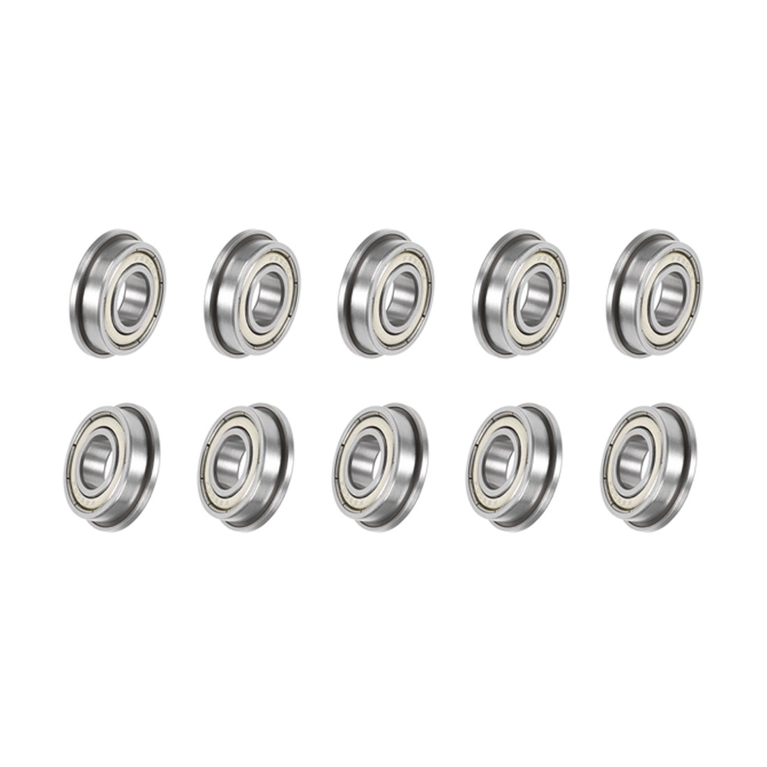 10PCS,F6900ZZ Flange Ball Bearing 10mmx22mmx6mm Double Shielded Chrome Bearings 10PCS,F6900ZZ Flange Ball Bearing 10mmx22mmx6mm Double Shielded Chrome Bearings