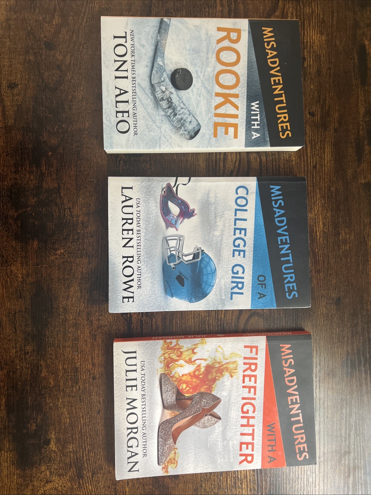Misadventures Series: 3 Books; College Girl, With A Rookie, With A Firefighter Misadventures Series: 3 Books; College Girl, With A Rookie, With A Firefighter