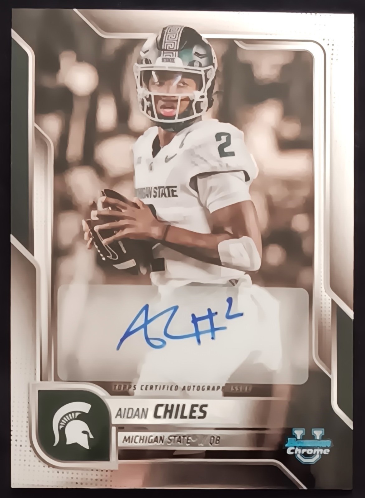 2025 Bowman University Chrome Aidan Chiles Auto #BCA-ACH