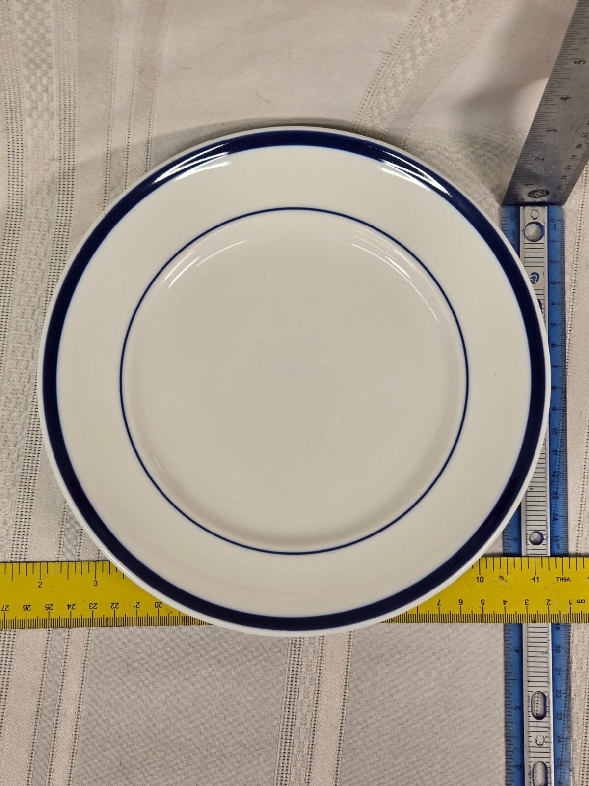 Williams Sonoma Brasserie Blue Luncheon Salad Plate 9