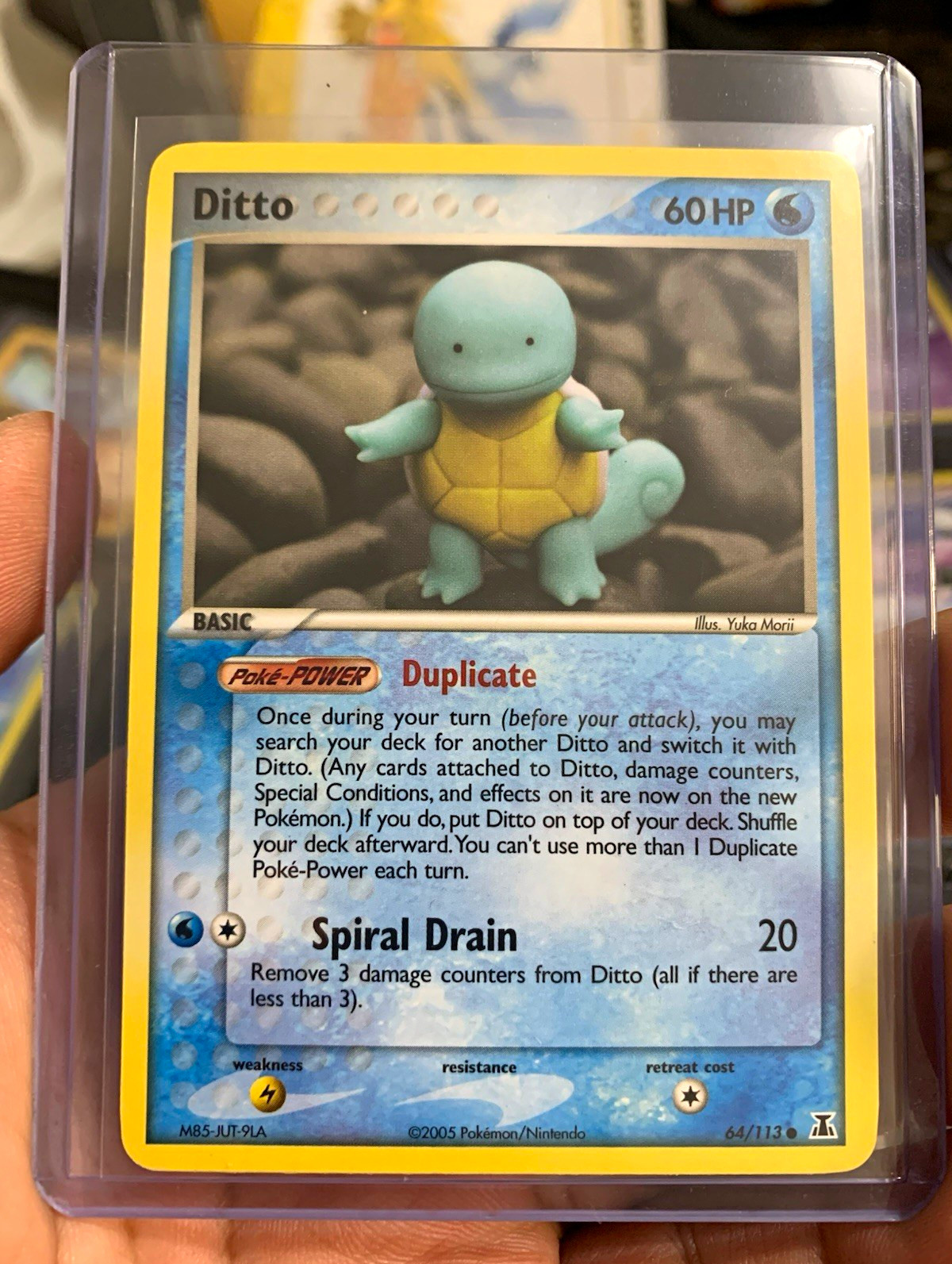 Ditto squirtle EX Delta Species 64/113 excellent condition Ditto squirtle EX Delta Species 64/113 excellent condition