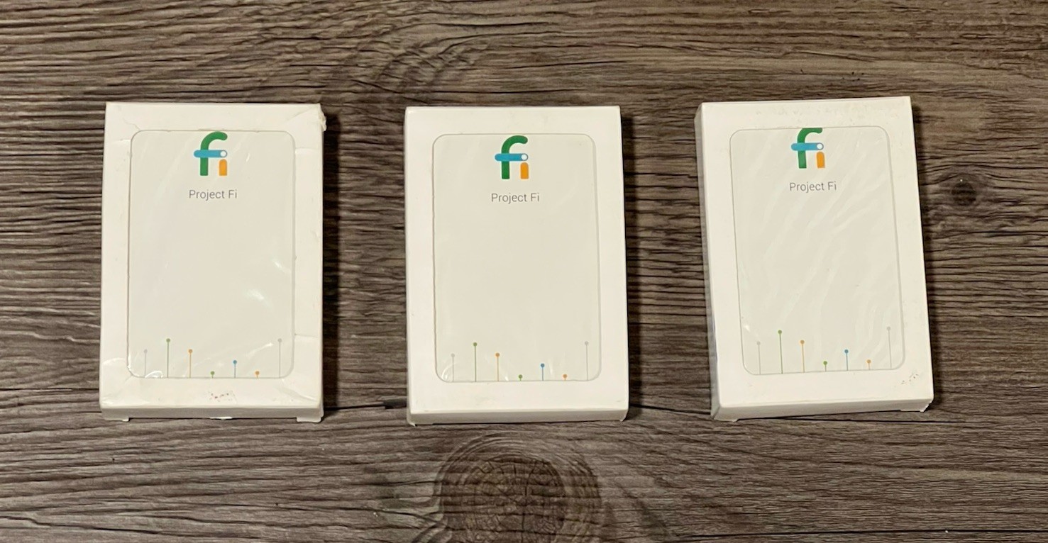 Rare Google Project Fi Promotional Playing Cards 3 Sealed Tech Memorabilia