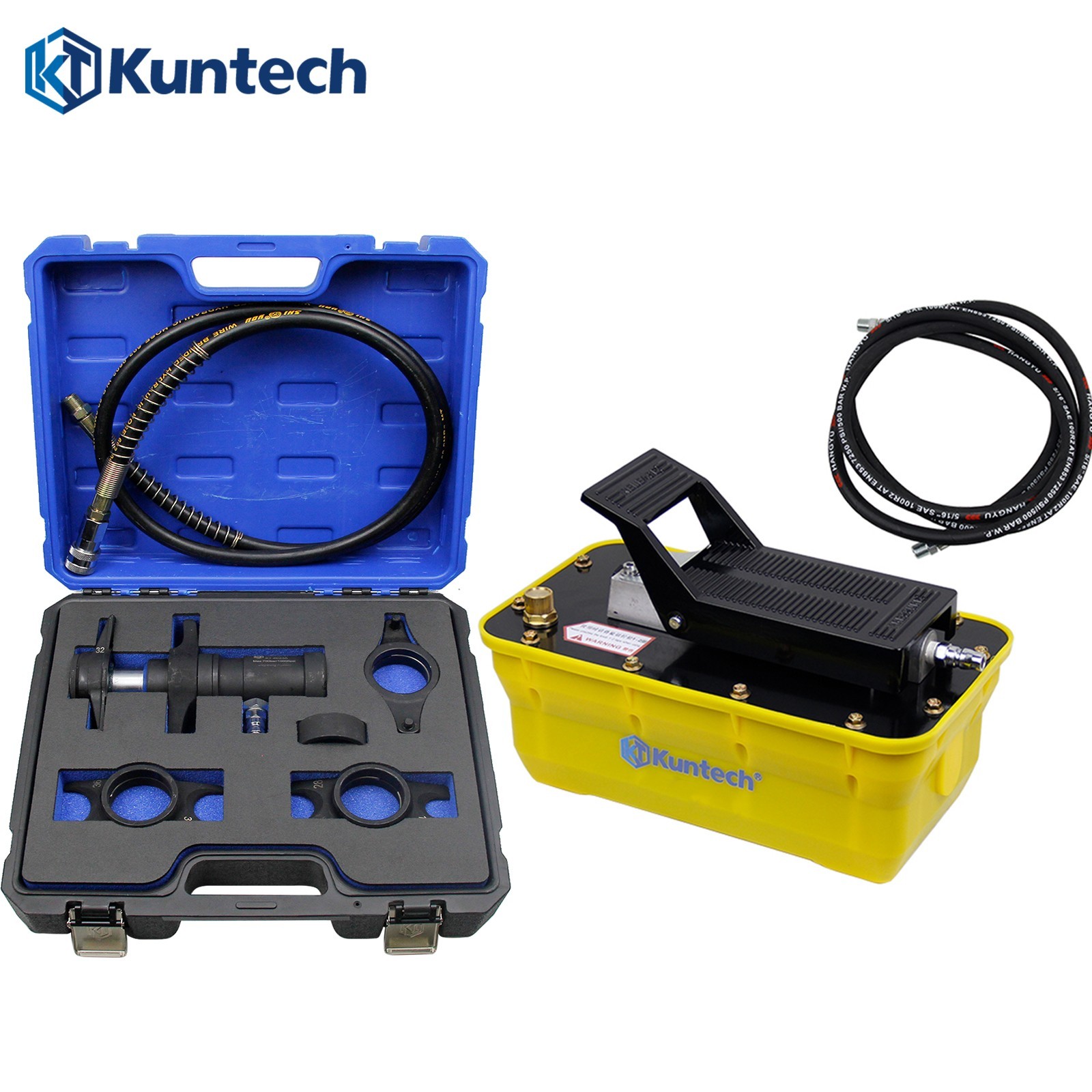 10000 PSI Air Hydraulic Foot Pump & Hydraulic Ball Joint Removal Separator Tool