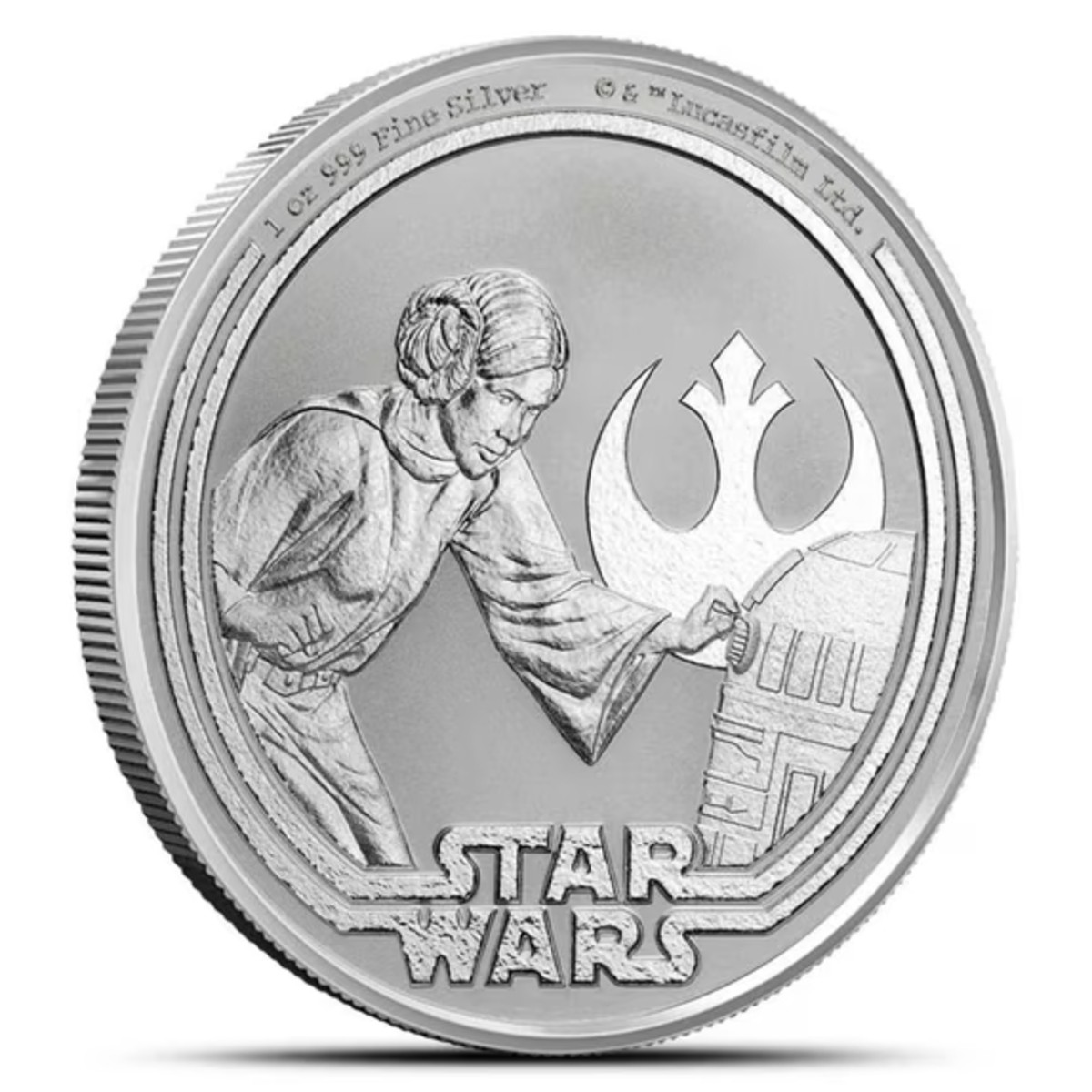 2025 Niue Star Wars Princess Leia 1 oz Silver Coin