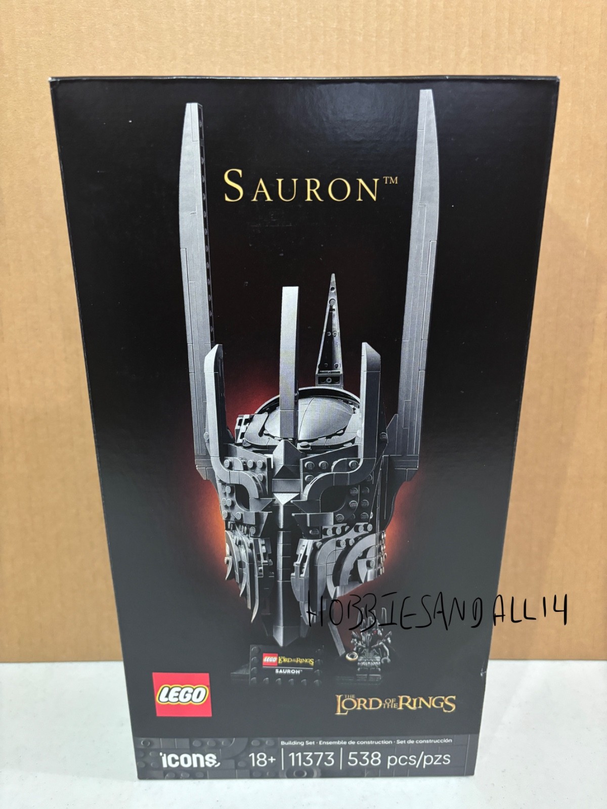 Lego Icons LOTR  11373 Sauron Helmet New Sealed 