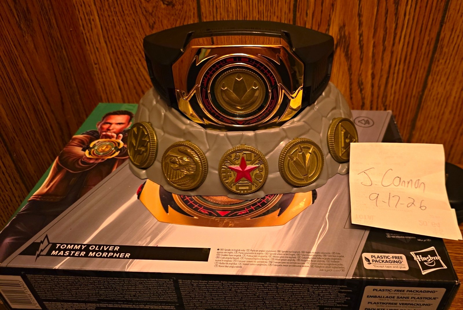 Hasbro Power Rangers Tommy Oliver Master Morpher, complete with box Hasbro Power Rangers Tommy Oliver Master Morpher, complete with box