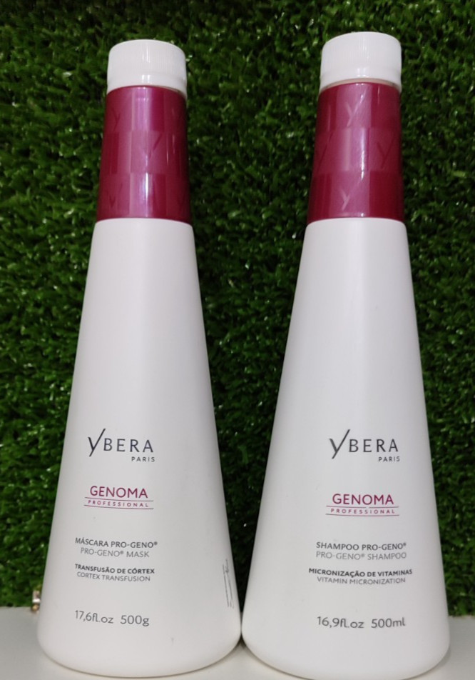 YBERA GENOMA  MASK AND AND SHAMPOO 17oz  100% ORIGINAL