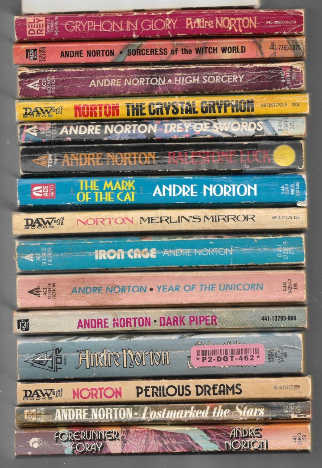 Andre Norton Lot of 15 Paperbacks. Andre Norton Lot of 15 Paperbacks.