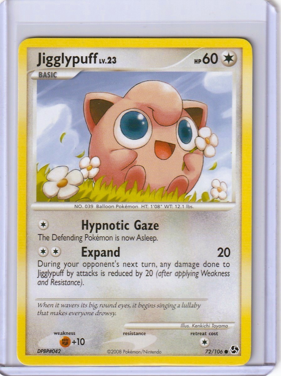2008 Pokemon Great Encounters 72/106 Jigglypuff Common 2008 Pokemon Great Encounters 72/106 Jigglypuff Common