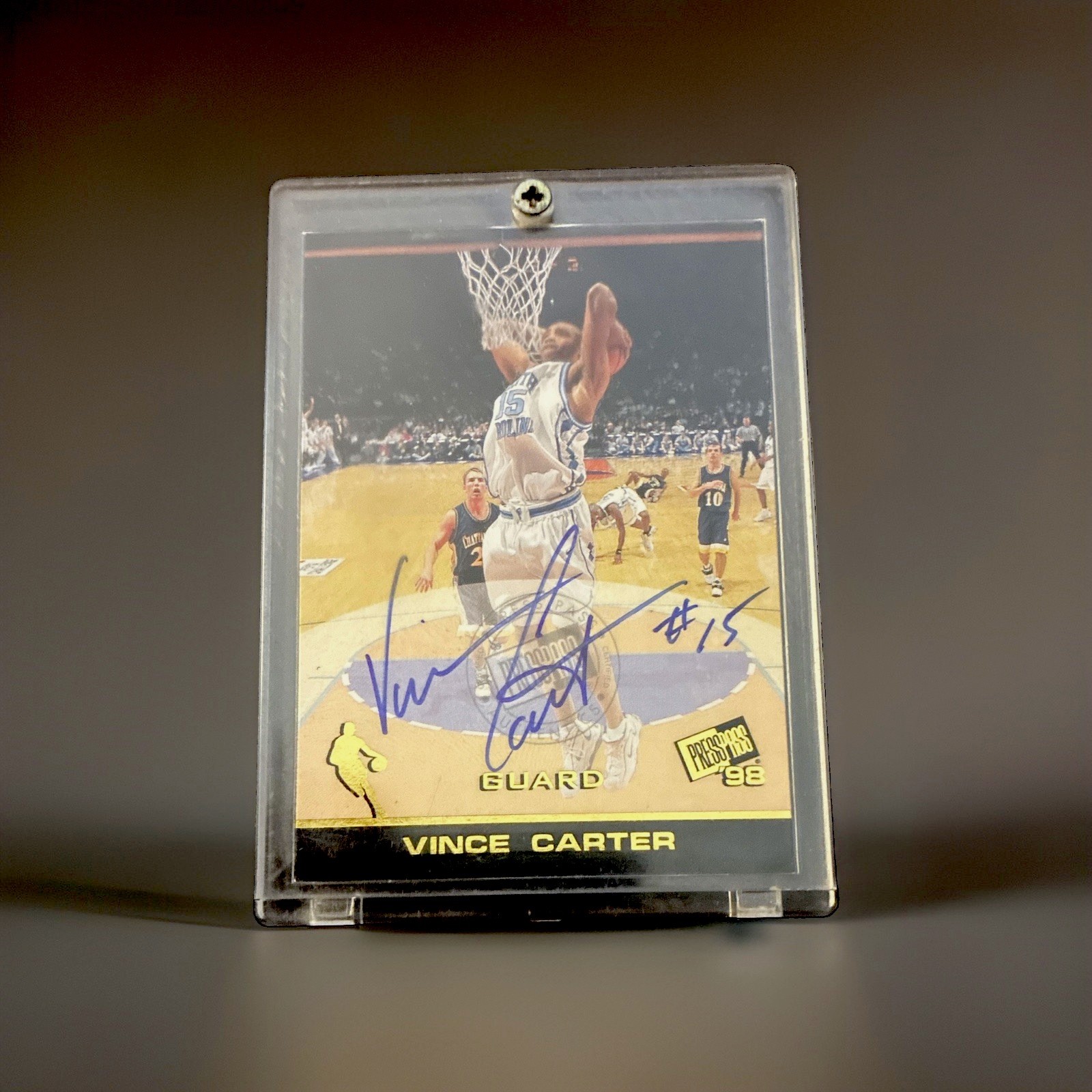 1998 Press Pass - Autographs Vince Carter (AU, RC)