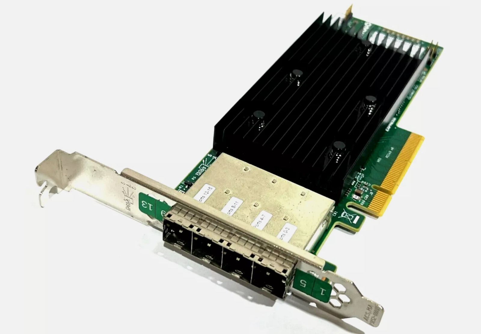 LSI SAS 9305-16e 16-Port 12Gb/s SAS SATA HBA Host Bus Adapter PCIe 3.0 x8 Dell LSI SAS 9305-16e 16-Port 12Gb/s SAS SATA HBA Host Bus Adapter PCIe 3.0 x8 Dell