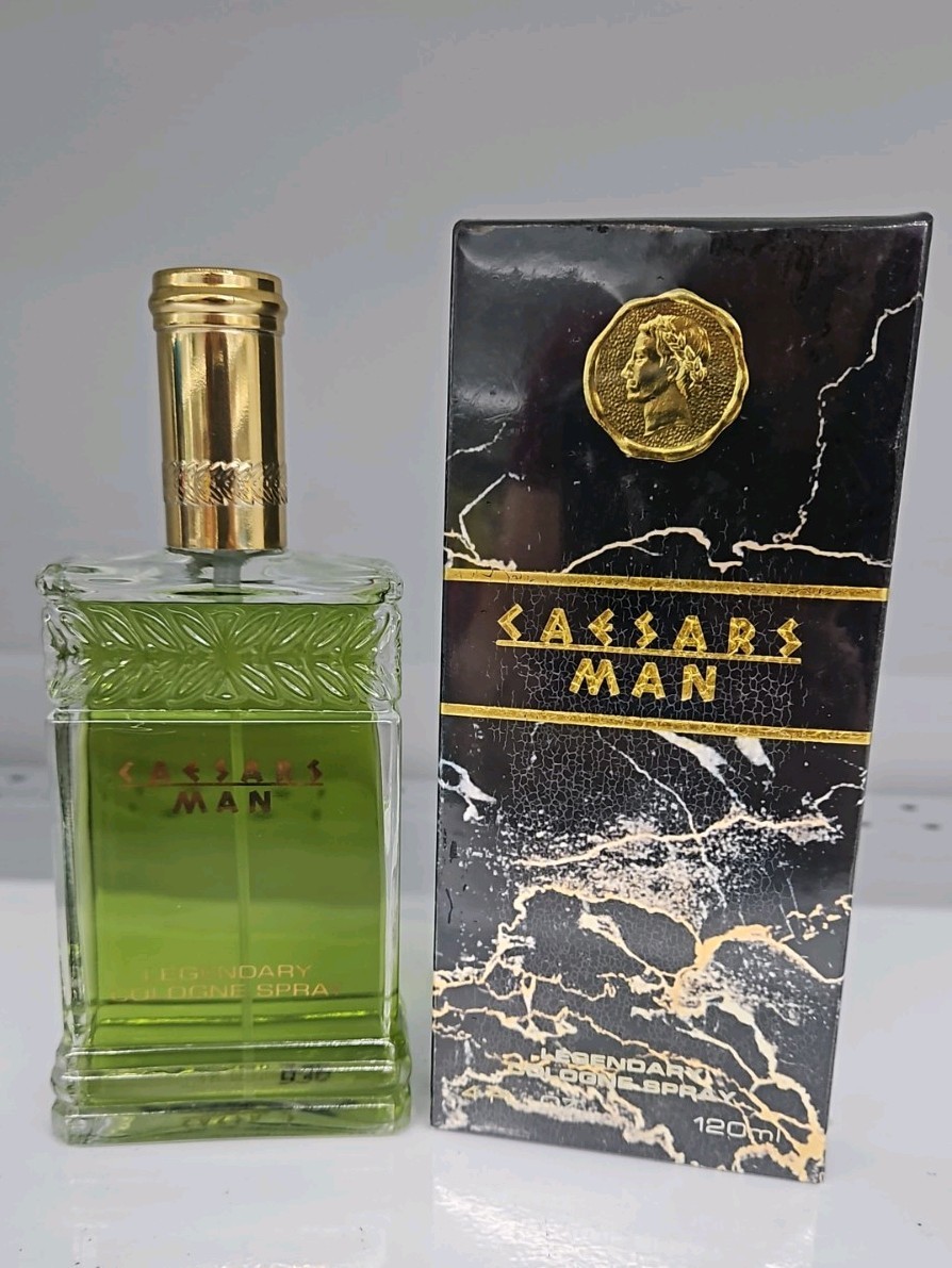 Vintage DISCONTINUED Caesar\'s Man LEGENDARY Cologne Spray 4fl Oz Brand NEW In... Vintage DISCONTINUED Caesar\'s Man LEGENDARY Cologne Spray 4fl Oz Brand NEW In...