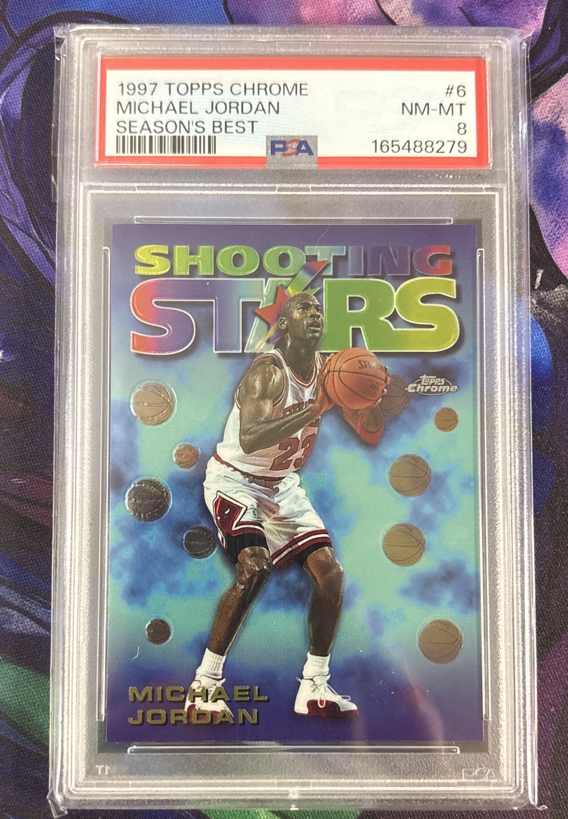 1997-98 Topps Chrome - Season\'s Best Shooting Stars Michael Jordan #6