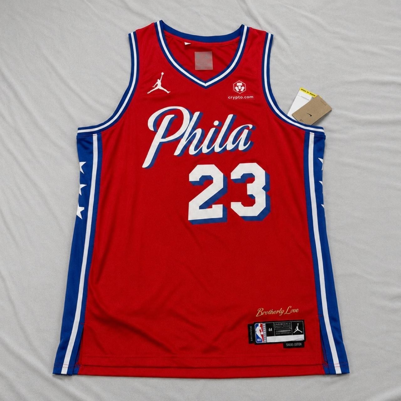 2026 LeBron James #23 Philadelphia 76ers Red Jersey – Size Medium (44)