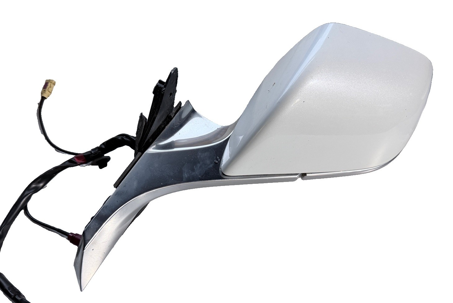 2017-2022 Tesla Model 3 Left Driver Side View Mirror White 1414 OEM