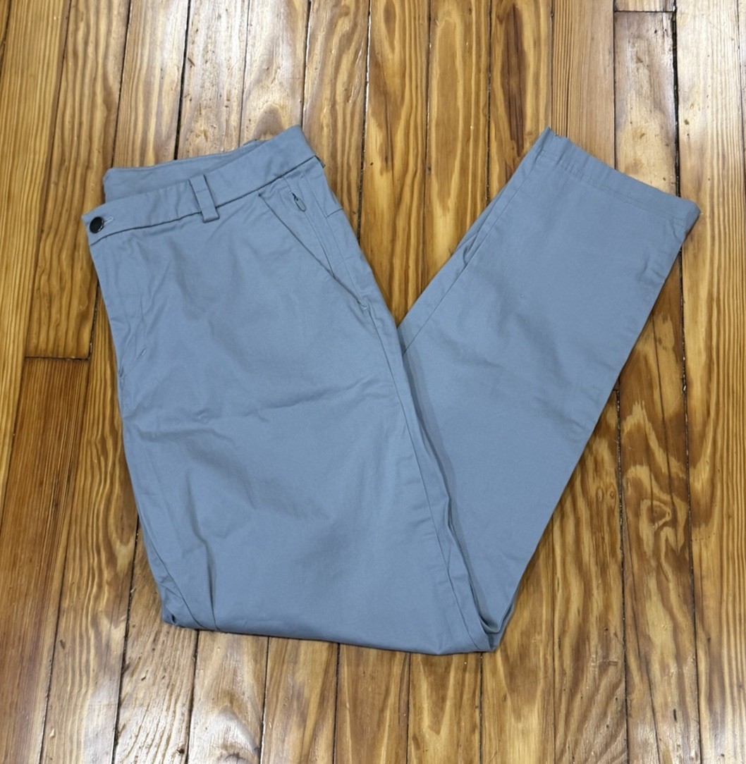 Men’s Lululemon Commission Pant Classic *Swift Cotton 34x32 Gray