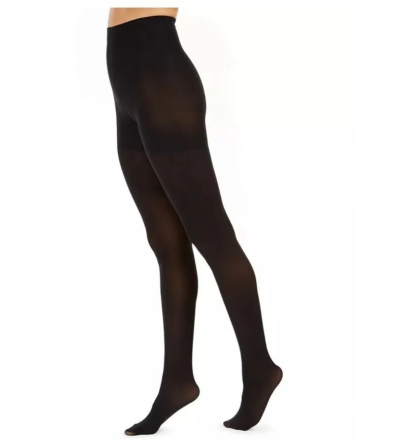 Spanx Black SZ E  Tight-End Tights  Very Black Size A No Package