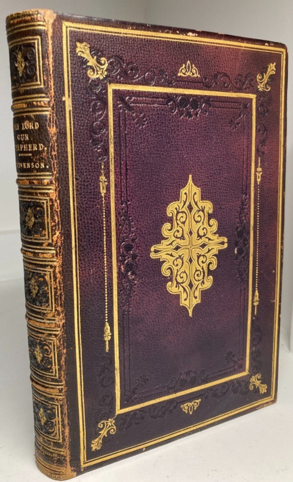 1859 JOHN STEVENSON LORD OUR SHEPHERD PSALM 23 MOROCCO PRESENTATION BINDING