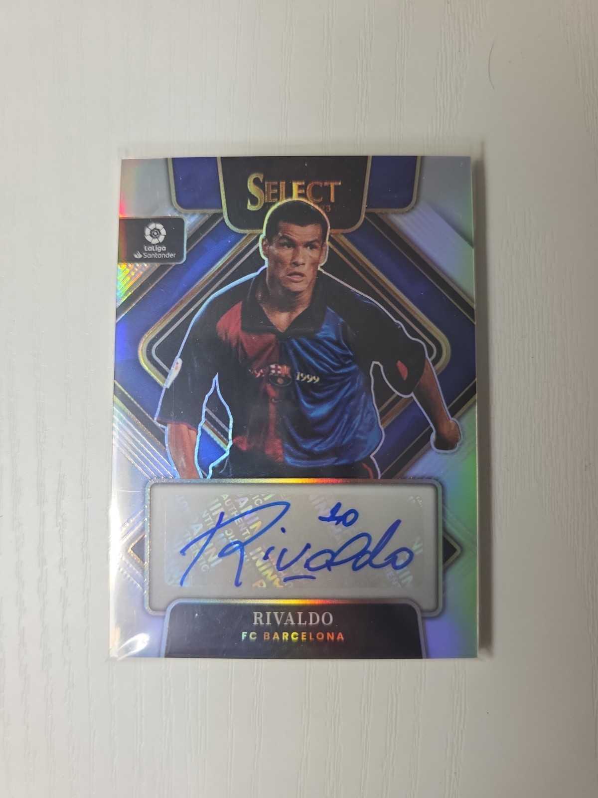 2022 PANINI SELECT LA LIGA #S-RIV RIVALDO SIGNATURES AUTO