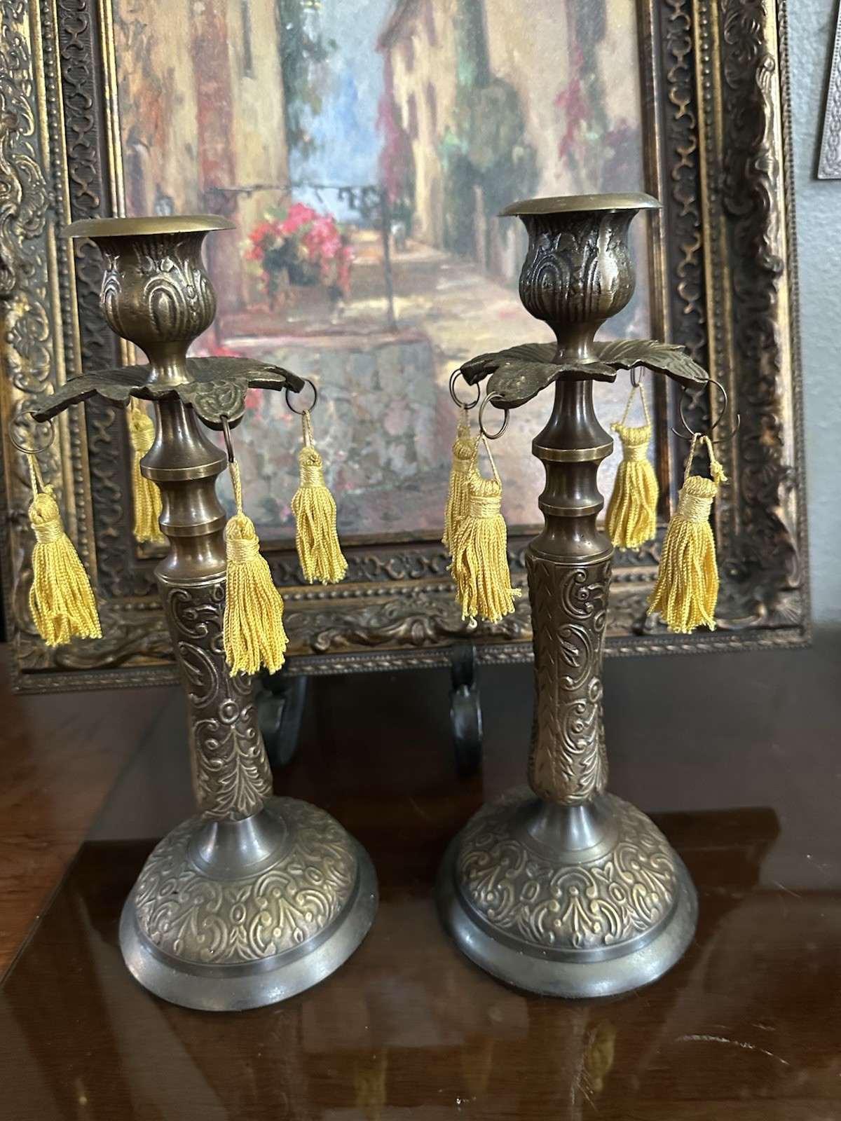 Antique 17th Century BaroqueCandle Holders