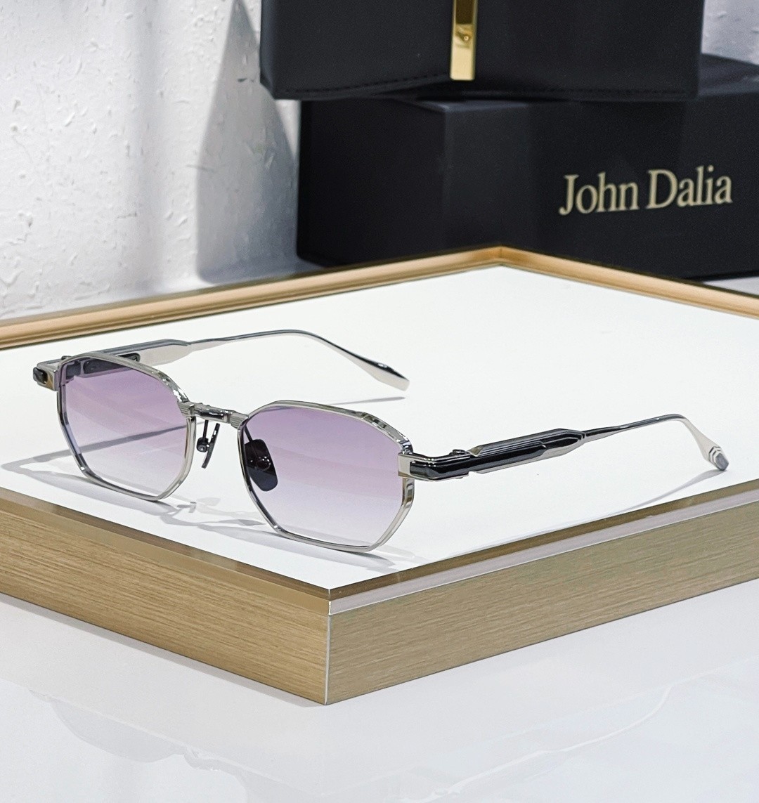John Dalia AXEL Rectangular Sunglasses 51-21-145 Limited Edition Unisex