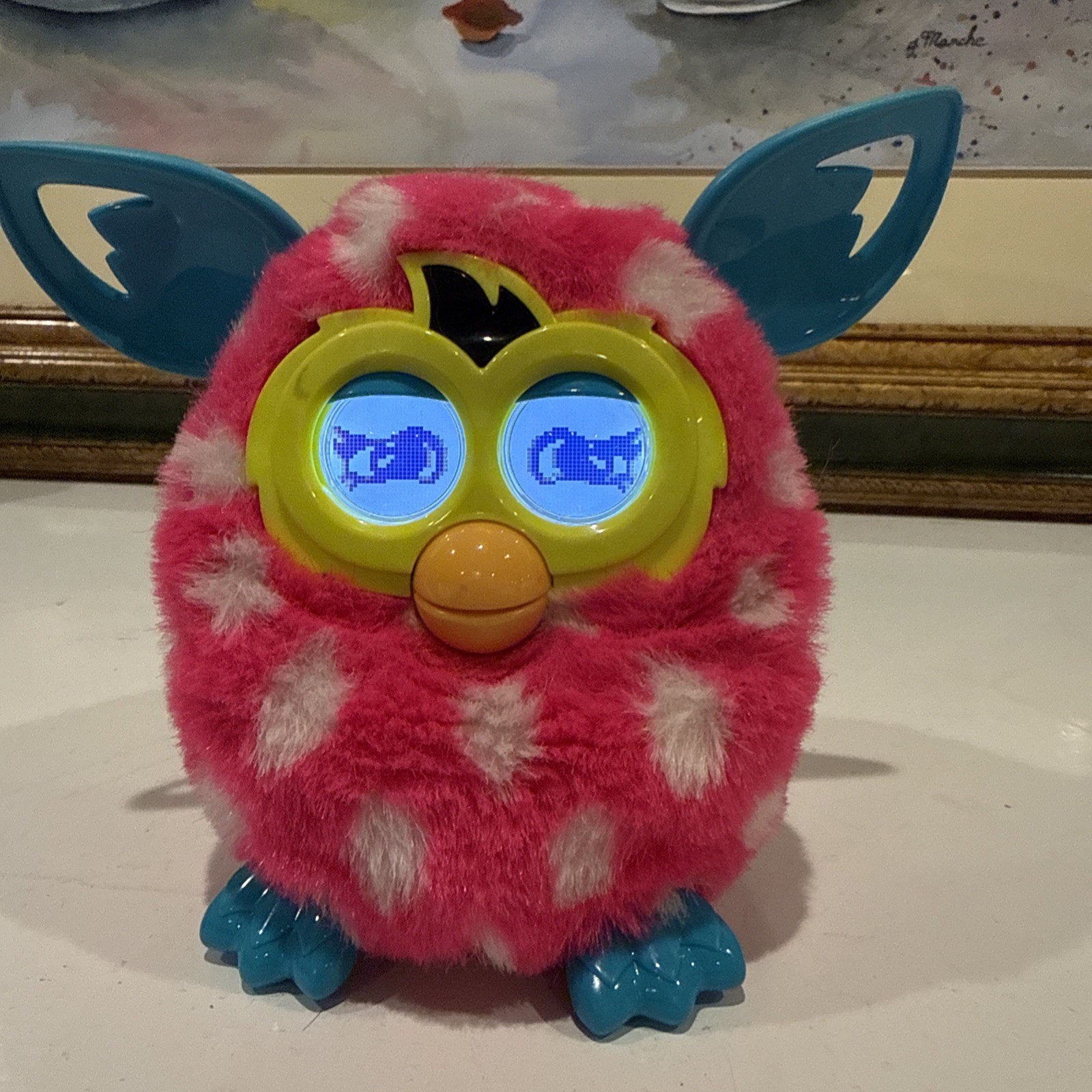 2012 Hasbro Furby Boom -*Tested & Working*- Pink with White Polka Dots 2012 Hasbro Furby Boom -*Tested & Working*- Pink with White Polka Dots