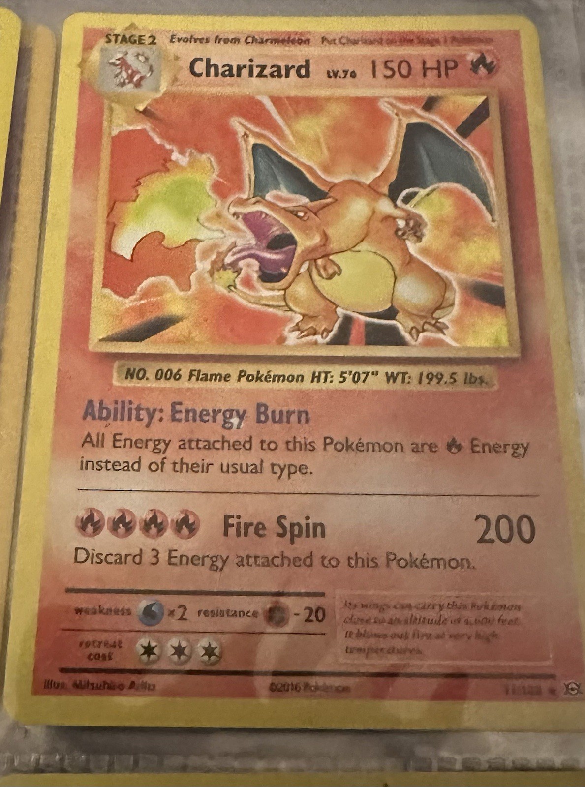 Pokemon 2016 charizard 11/108 Holo Rare Pokemon 2016 charizard 11/108 Holo Rare