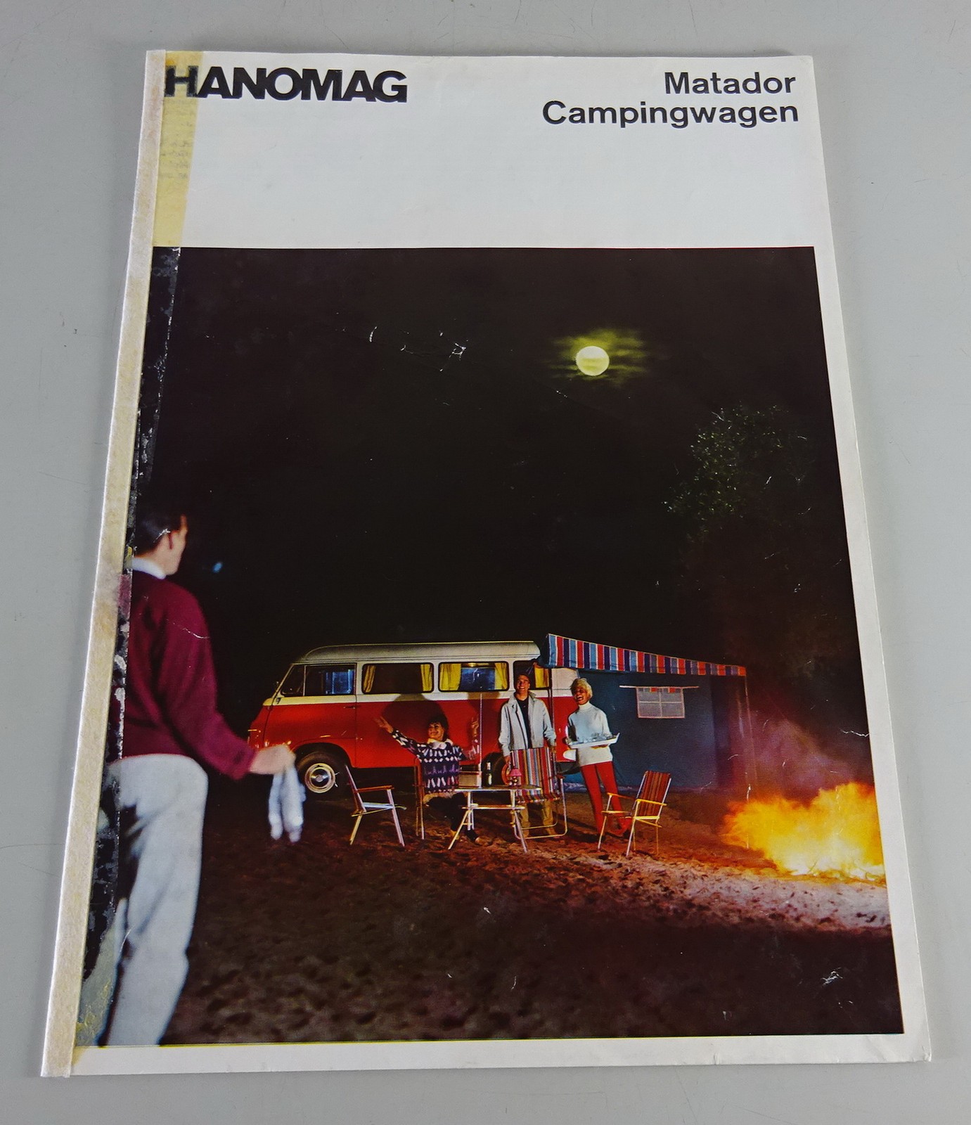 Brochure Hanomag Matador Camping Car 50 HP Diesel & 54 HP Petrol status 03/1965