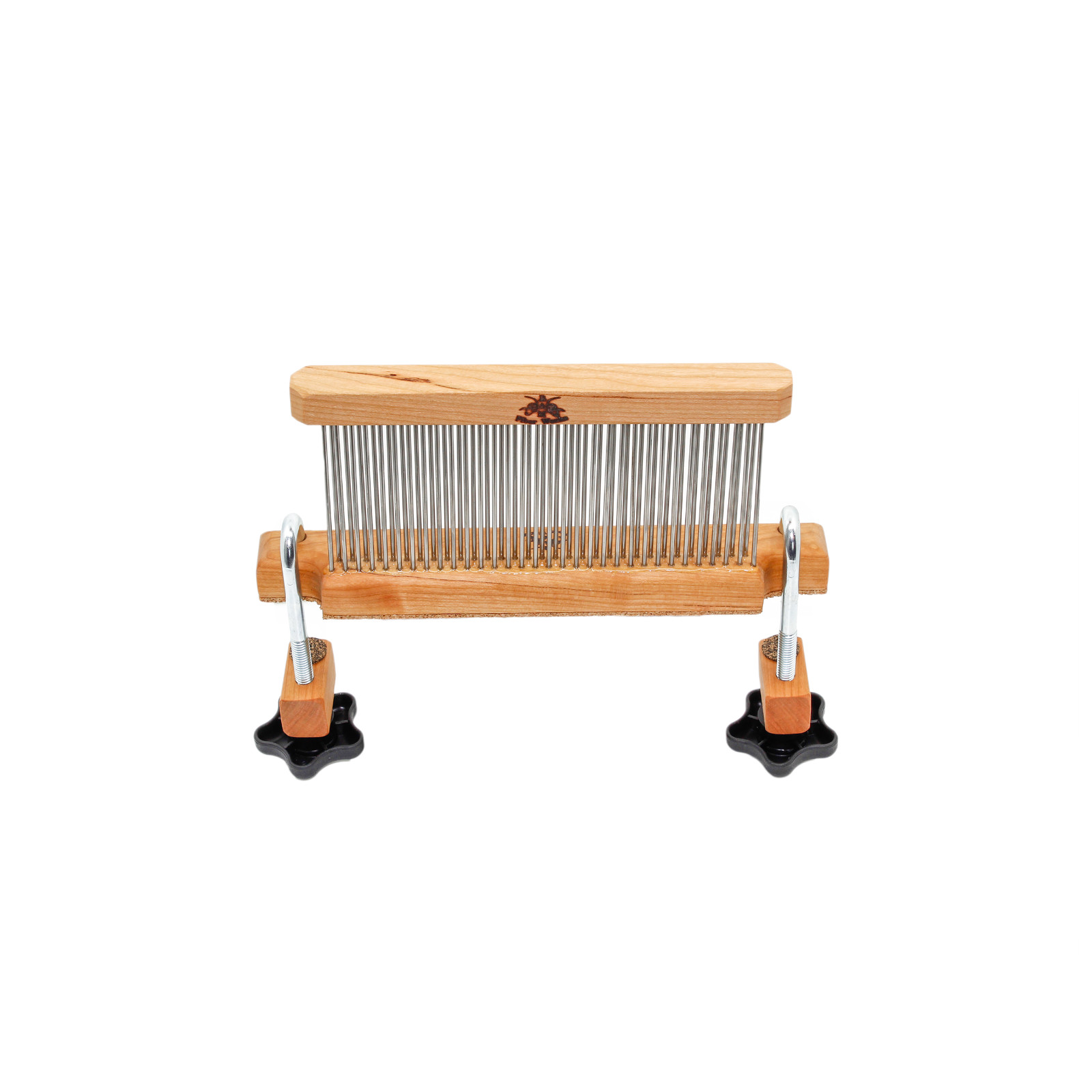 Wool and Fiber Hackle - Smooth Points - W / Diz - Stainless Steel Tines - Cherry Wool and Fiber Hackle - Smooth Points - W / Diz - Stainless Steel Tines - Cherry