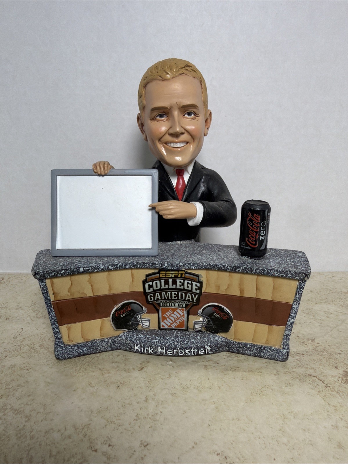 Kirk Herbstreit ESPN College GameDay Coke Zero/Home Depot Bobblehead 7” Kirk Herbstreit ESPN College GameDay Coke Zero/Home Depot Bobblehead 7”