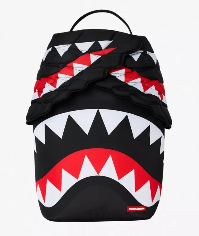 Sprayground SHARK WING Backpack🔥New Black Large Bookbag School Bag
