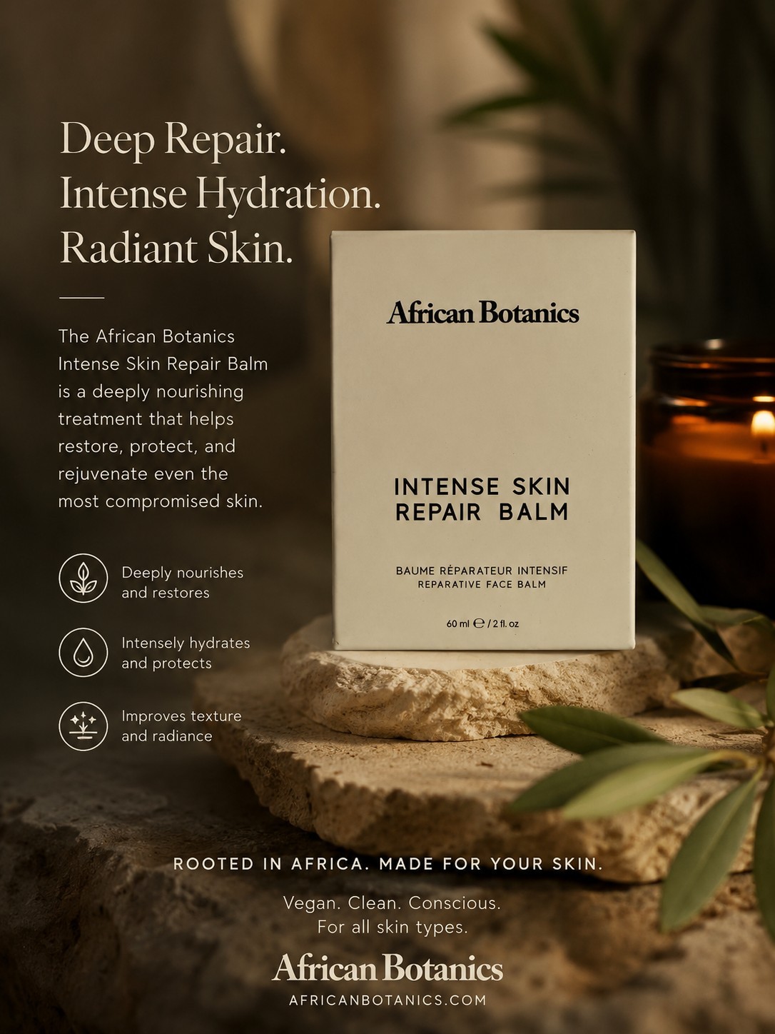 Luxury skincare, rare skincare, hard to find beauty, face balm, African Botanics