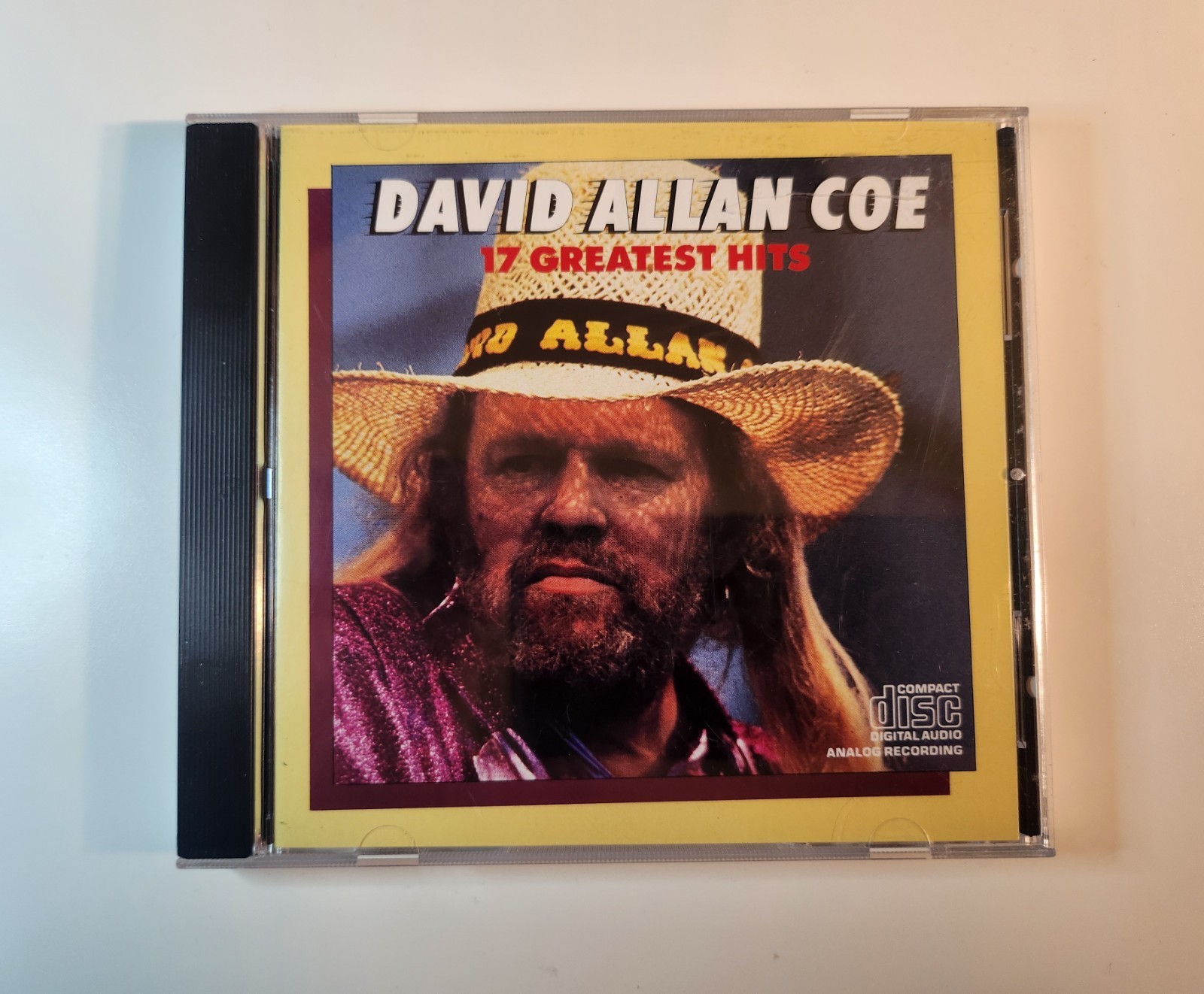 DAVID ALLAN COE - 17 Greatest Hits CD 1985 Columbia Revords GREAT Condition