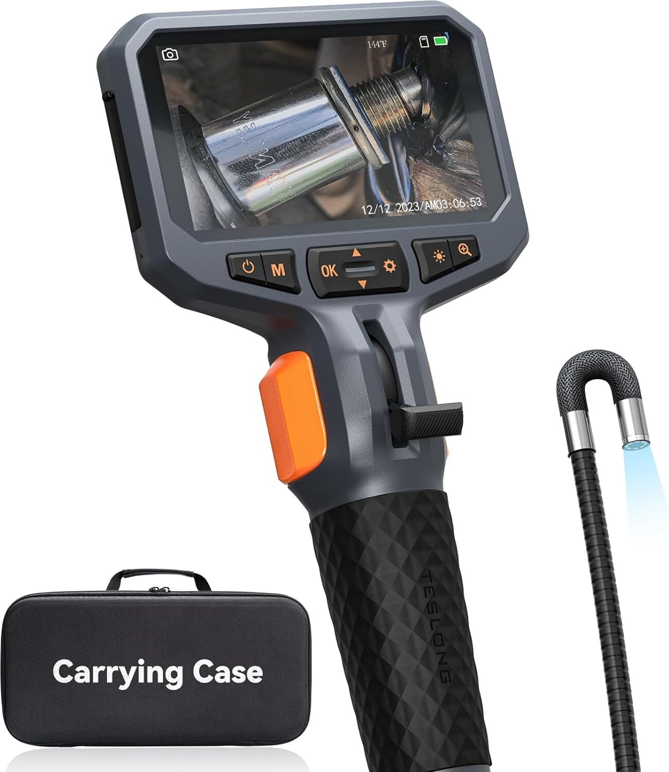 Teslong Two-Way Endoscope Inspection Camera Articulating Borescope Industrial