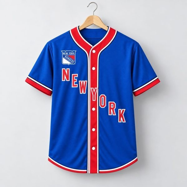 2026 NY Rangers Welcome the New Season Printed Baseball Jersey Gift Remake